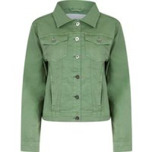 Coats / Jackets Feather Women’s Stretch Cotton Denim Jacket in Green Bay – Amara Reya / 10 – Tokyo Laundry