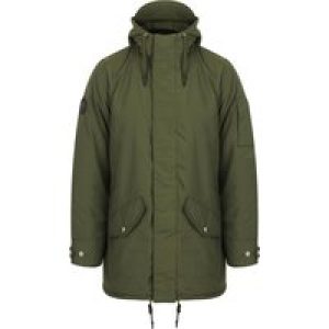 Coats / Jackets Eskell Hooded Parka Coat with Quilted Lining In Khaki / S – Tokyo Laundry
