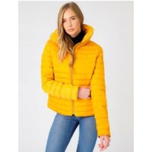 Coats / Jackets Honey 2 Funnel Neck Quilted Jacket in Old Gold / 10 – Tokyo Laundry