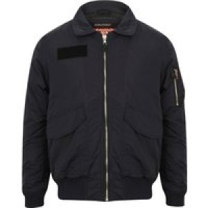 Coats / Jackets Strathaven Bomber Jacket with Collar in Navy / S – Tokyo Laundry