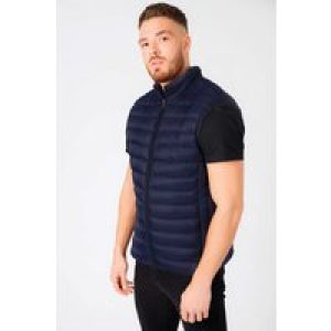 Coats / Jackets Yellin 2 Quilted Puffer Gilet with Fleece Lined Collar in Sky Captain Navy / M – Tokyo Laundry