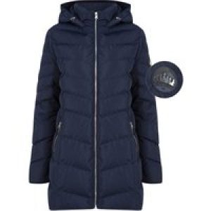 Coats / Jackets Safflower 2 Longline Quilted Puffer Coat with Hood In Peacoat / 10 – Tokyo Laundry