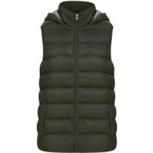 Coats / Jackets Markle Quilted Puffer Gilet with Hood In Khaki / 10 – Tokyo Laundry