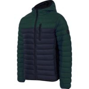 Coats / Jackets Virgo Colour Block Quilted Puffer Jacket with Hood in Green Gables / L – Tokyo Laundry