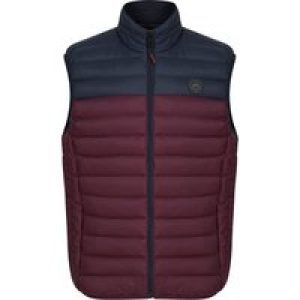 Coats / Jackets Yestin Colour Block Quilted Puffer Gilet with Fleece Lined Collar in Tawny Port / S – Tokyo Laundry
