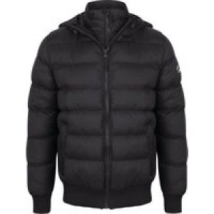 Coats / Jackets Proctor Layered Quilted Puffer Jacket with Hood in Navy / S – Tokyo Laundry