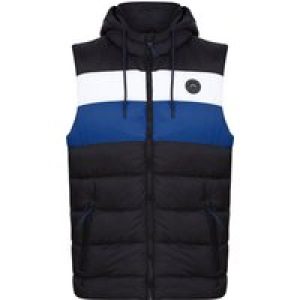 Coats / Jackets Therius Micro Fleece Lined Quilted Puffer Gilet with Hood in Sodalite Blue / S – Tokyo Laundry