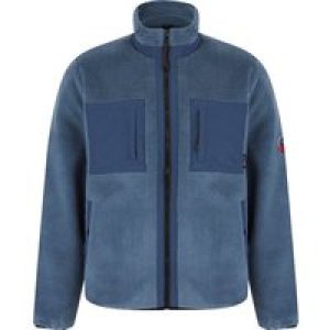 Coats / Jackets Calllias Teddy Borg Fleece Funnel Neck Jacket Top in Airforce / M – Tokyo Laundry