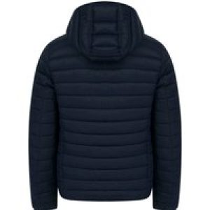 Coats / Jackets Nadav Quilted Puffer Jacket with Hood in Sky Captain Navy / L – Tokyo Laundry