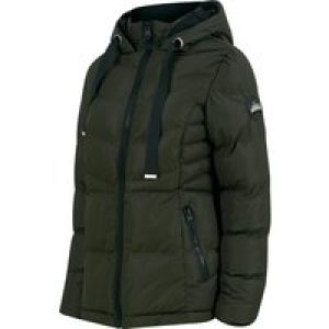 Coats / Jackets Royal Quilted Hooded Puffer Coat in Khaki / 8 – Tokyo Laundry