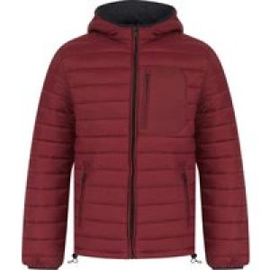 Coats / Jackets Samoset Quilted Puffer Jacket with Hood in Ribbon Red / L – Tokyo Laundry