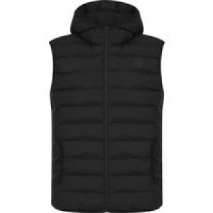 Coats / Jackets Dallon Quilted Puffer Gilet with Hood in Jet Black / M – Tokyo Laundry