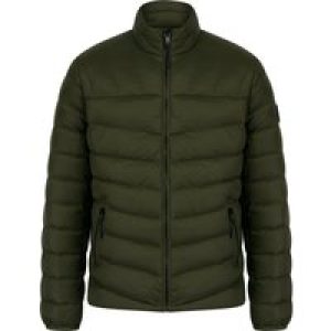 Coats / Jackets Eastwood Funnel Neck Quilted Puffer Jacket with Fleece Lined Collar in Khaki / M – Tokyo Laundry