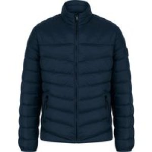 Coats / Jackets Eastwood Funnel Neck Quilted Puffer Jacket with Fleece Lined Collar in Sky Captain Navy / L – Tokyo Laundry
