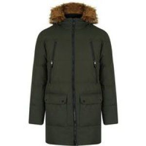 Coats / Jackets Darryl Padded Parka Coat with Faux Fur Trim Hood in Khaki / XXL – Tokyo Laundry