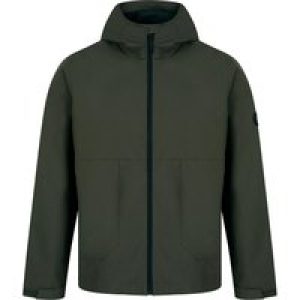 Coats / Jackets Lachlan Lightweight Windbreaker Jacket with Hood in Khaki / L – Tokyo Laundry