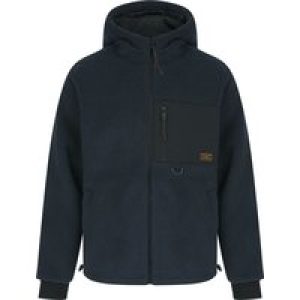 Coats / Jackets Wafai Hooded Teddy Borg Fleece Jacket Top in Sky Captain Navy / S – Tokyo Laundry