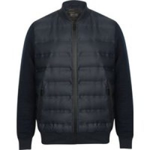 Coats / Jackets Verde Quilted Bomber Jacket with Jersey Sleeves in True Navy – Dissident / S – Tokyo Laundry