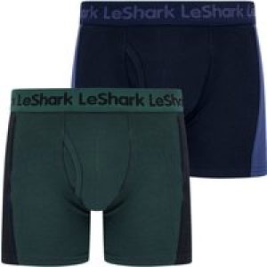 Mens Underwear Darby (2 Pack) Striped Boxer Shorts Set in Crown Blue / Jet Black – Le Shark / S – Tokyo Laundry