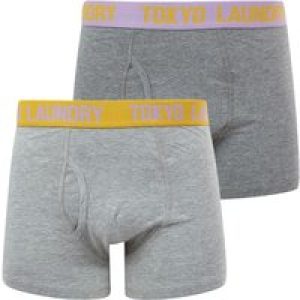 Mens Underwear Starcross (2 Pack) Boxer Shorts Set in Artisan’s Gold / Viola / M – Tokyo Laundry