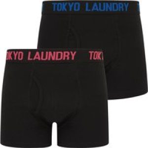 Mens Underwear Walkers 2 (2 Pack) Boxer Shorts Set in Princess Blue / Raspberry / M – Tokyo Laundry