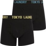 Mens Underwear Walkers 3 (2 Pack) Boxer Shorts Set in Azure Blue / Sunshine / L – Tokyo Laundry