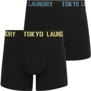Mens Underwear Walkers 3 (2 Pack) Boxer Shorts Set in Azure Blue / Sunshine / XL – Tokyo Laundry