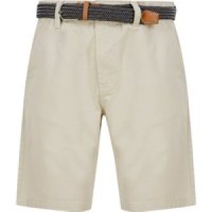 Shorts Cortez Cotton Twill Chino Shorts with Woven Belt in Moonstruck – Kensington Eastside / XL – Tokyo Laundry