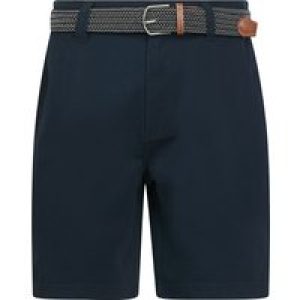 Shorts Mulligan Cotton Twill Chino Shorts with Woven Belt in Sky Captain Navy – Kensington Eastside / L – Tokyo Laundry