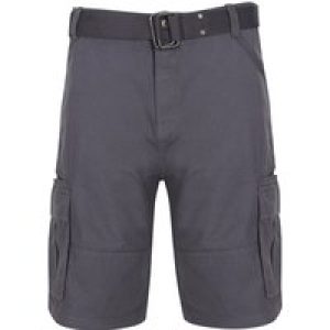 Shorts Alan Cotton Cargo Shorts with Belt In Slate / S – Tokyo Laundry