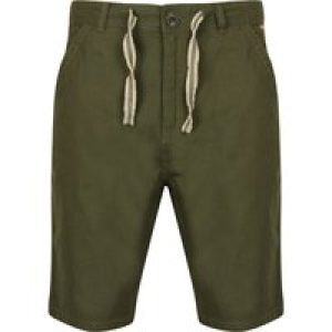 Shorts Shadow Drawstring Cotton Linen Shorts in Amazon Khaki / S – Tokyo Laundry